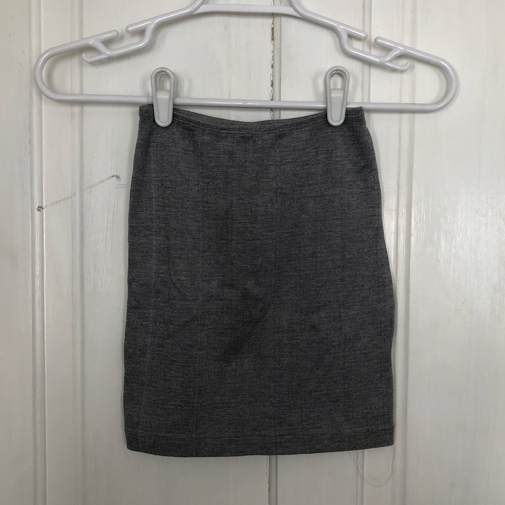 XS American Apparel heather gray mini skirt